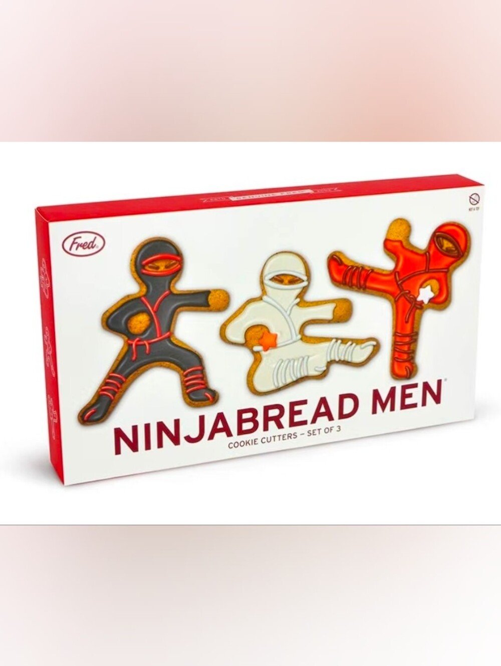 Fred NINJABREAD MEN Cookie Cutters, Set of 3